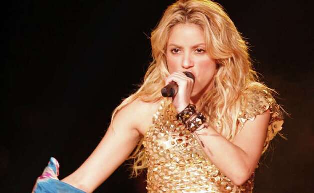 Shakira performs during her Tour of Earthly Delights at the ATT Center on
