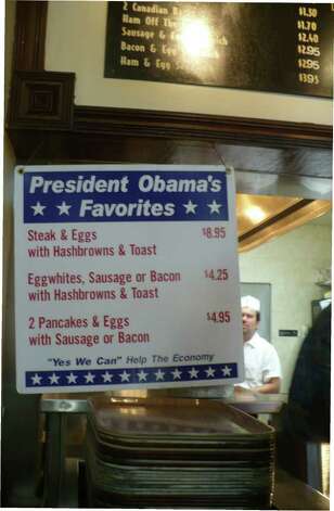  ... President Obama and his family ate while he was on the campaign trail