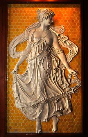 A ceramic muse originally located in Sutro baths commissioned by Adolph Sutro in the early 1890s from Italy displayed at Sutro's in the Cliff house in 2011. Photo: Liz Hafalia, The Chronicle