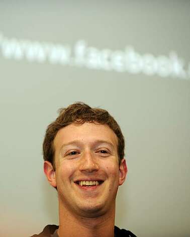 (FILES) Dated May 26, 2010 filed photo shows Mark Zuckerberg speaks during a