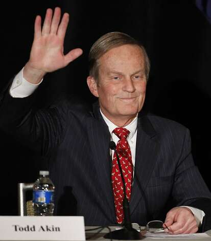 Rep. Todd Akin, R-Mo., had called pregnancy after rape "really rare." Photo: Orlin Wagner, Associated Press / SF