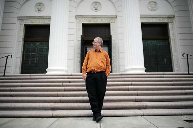 Brewster Kahle operates the Internet Archive in a former Christian Science church in San Francisco's Richmond District. Photo: Michael Short, Special To The Chronicle / SF