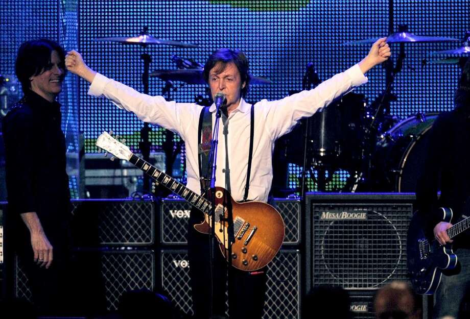 Paul McCartney isn't coming to Houston this year, but his tour isn't going to be that far away, if you're willing to travel. Photo: Chris Pizzello, Associated Press
