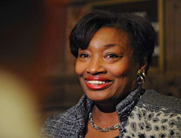 Democratic Conference Leader Senator Andrea Stewart-Cousins talks to the press about the Women&#39;s Equality - 628x471