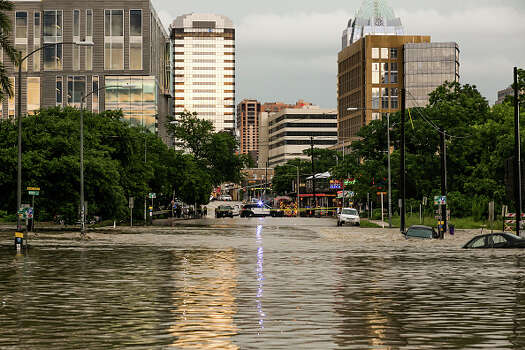Parts of the city are shown inundated after days of heavy rain on May 25, 2015 in Austin, Texas. Photo: Drew Anthony Smith, Getty Images / 2015 Getty Images