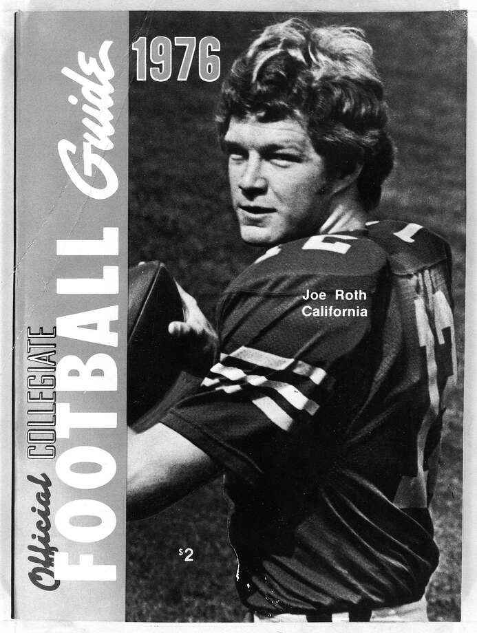 Joe Roth,  Cal Football quarterback, as cover boy for a football guide.