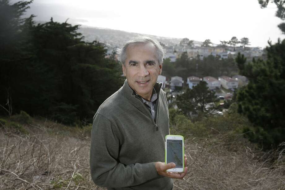 Ross Stein, a seismic scientist just retired from the US Geological Survey and co-founder and CEO of Temblor, poses for a portrait on Tuesday, November 17,  2015 in Pacifica, Calif. Photo: Lea Suzuki, The Chronicle