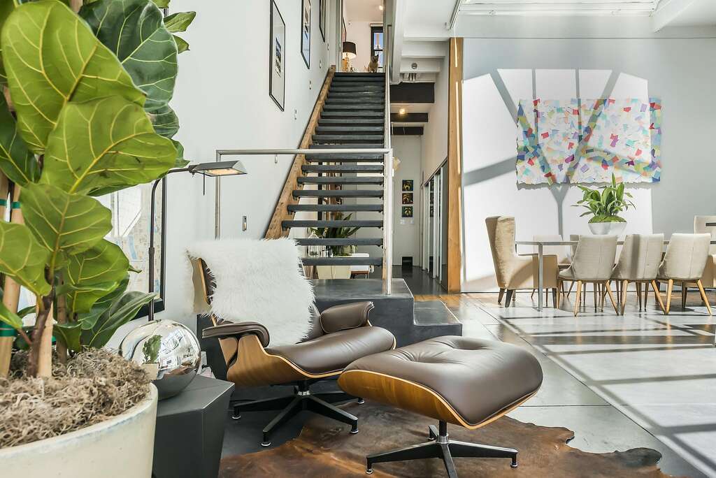 735 Clementina St. is a repurposed warehouse now hosting a two-story residence. Photo: Olga Soboleva / Vanguard Properties
