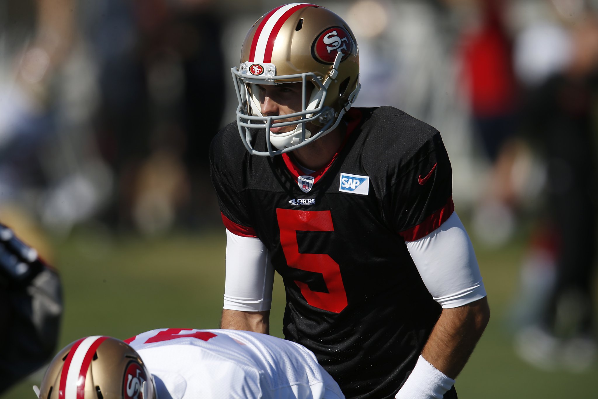 49ers QB Ponder trades in paint brush for football - SFGate