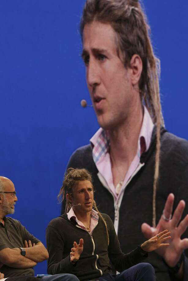Moxie Marlinspike, founder of Open Whisper Systems, which makes a widely used encryption app, received a government subpoena for information associated with two phone numbers as part of a federal grand jury investigation in Virginia, speaks at an RSA Conference, an annual gathering of computer security experts, in San Francisco, March 1, 2016. Technology companies contend that court-imposed gag orders are being used too often by law enforcement and that they violate the Bill of Rights. (Jim Wilson/The New York Times) Photo: JIM WILSON, NYT