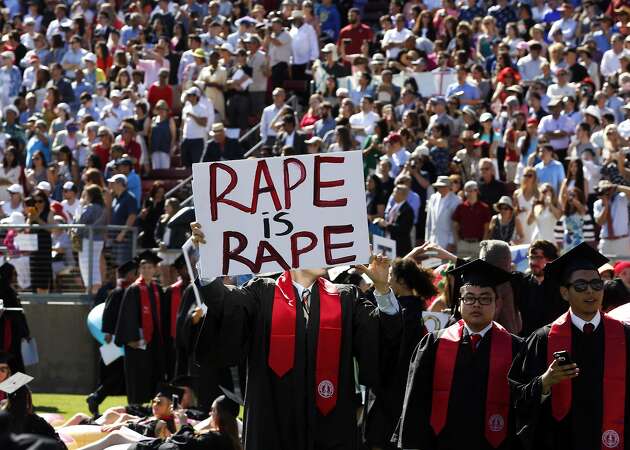 Protests at Stanford graduation over sex-assault sentence
