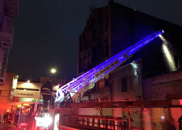 Fire damages historic building in SF's SoMa neighborhood