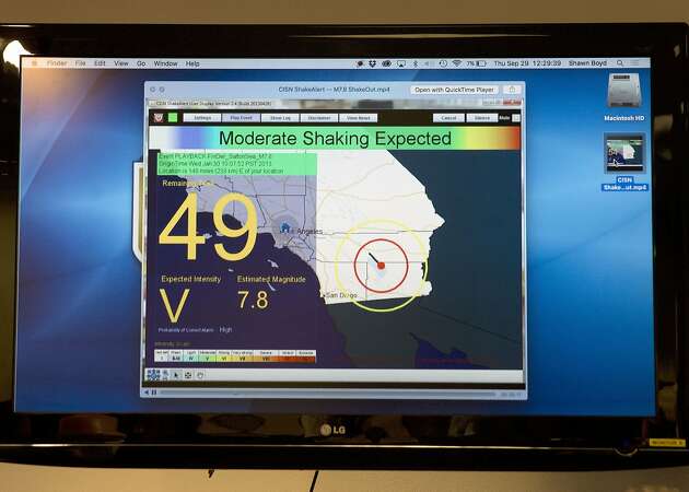 State warns of an elevated earthquake risk