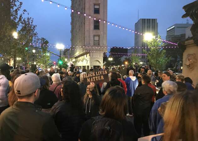 Bay Area comes together at rallies to oppose racism, Virginia violence