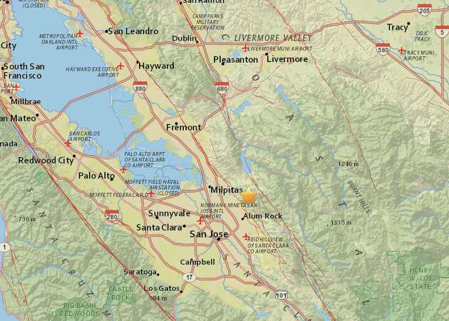 6 earthquakes rattle Northern California on Thursday