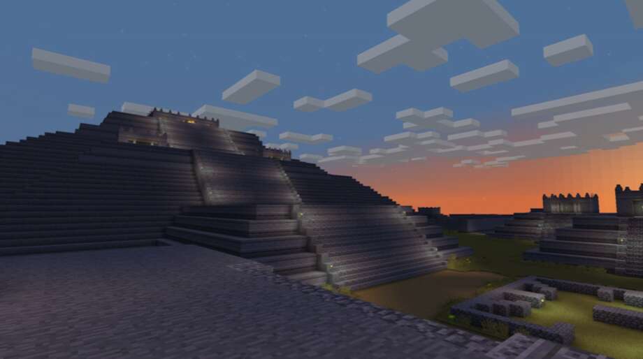 As part of its "Teotihuacan: City of Water, City of Fire" exhibit, the de Young created an interactive Minecraft map of the ancient Mexican city. Photo: Courtesy Of The Fine Arts Museums Of California