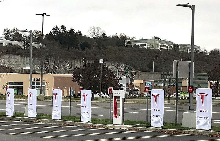 Danbury Transitions Tesla chargers
