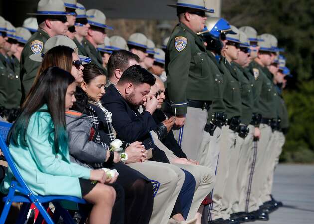 Sea of law enforcement joins family in mourning CHP officer